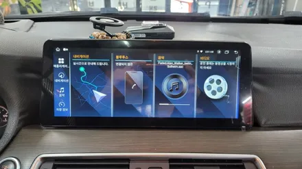 BMW 안드로이드 올인원 카플레이 12.3인치 설치.bmw전용 안드로이드 제품