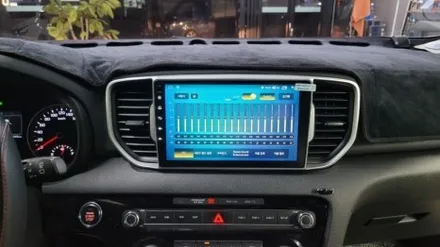 스포티지QL 안드로이드올인원 설치로 업그레이드 되었습니다
