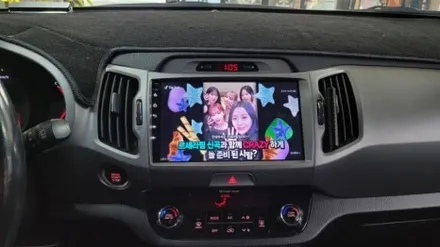 스포티지r 안드로이드올인원 설치장착.부산 미라클카멀티샵 입니다