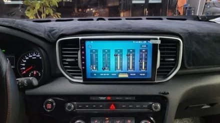 스포티지QL 안드로이드올인원 설치로 업그레이드 되었습니다