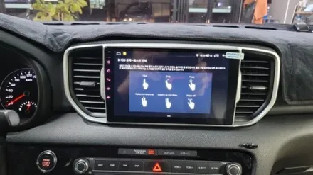 스포티지QL 안드로이드올인원 설치로 업그레이드 되었습니다