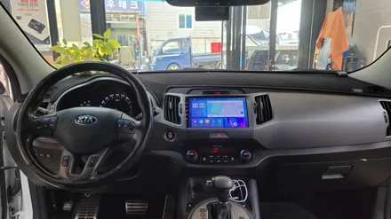 스포티지r 안드로이드올인원 설치장착.부산 미라클카멀티샵 입니다