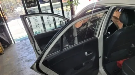 모닝차량 썬팅필름 재시공,열차단썬팅필름 레이노S9으로 풀시공
