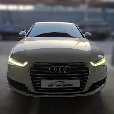 아우디 A6 C7 35TDI, 순정 카플레이/안드로이드 활성화, D컷 핸들/RS기어노브 교체로 업그레이드 / 양주, 구리, 의정부