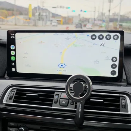 2009년식 BMW 740Li, M핸들+12.3인치 안드로이드/카플레이 패키지 시공 / 양주, 구리, 의정부