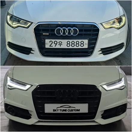2012년 A6 3.0T, 후기형 S6 C7 Full 바디킷 컨버전 완벽 시공:스카이튠커스텀 / 양주, 구리, 의정부
