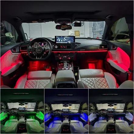 #36 아우디 A7 55TDI 스포츠테크, RGB 엠비언트로  실내튜닝 졸업!!! / 양주, 구리, 의정부