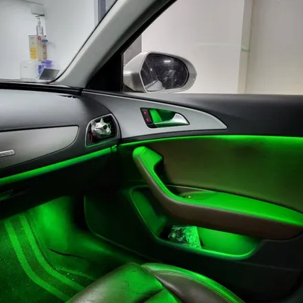 #16 12년식 Audi A6 순정형 RGB 엠비언트 라이트 / 양주, 구리, 의정부