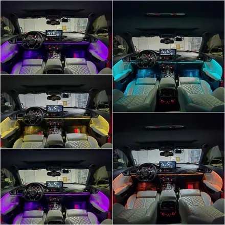 #36 아우디 A7 55TDI 스포츠테크, RGB 엠비언트로  실내튜닝 졸업!!! / 양주, 구리, 의정부
