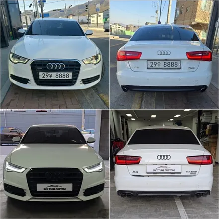 2012년 A6 3.0T, 후기형 S6 C7 Full 바디킷 컨버전 완벽 시공:스카이튠커스텀 / 양주, 구리, 의정부