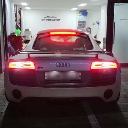 아우디 R8 V10 Coupe 시동 버튼&커스텀 신형 R8 핸들 활성화 / 양주 광적면