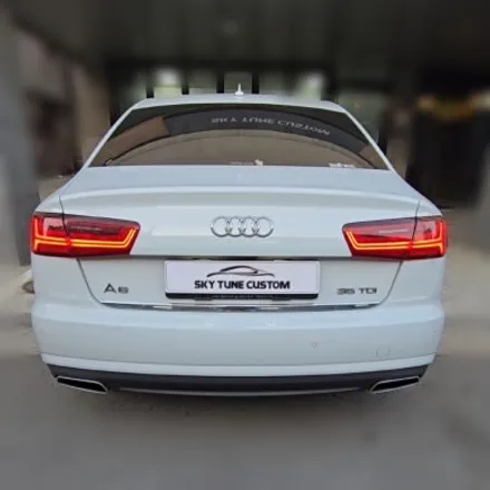 아우디 A6 C7 35TDI, 순정 카플레이/안드로이드 활성화, D컷 핸들/RS기어노브 교체로 업그레이드 / 양주, 구리, 의정부