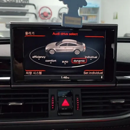 아우디 전기형 RS7 12.3인치 Carplay/Android Auto 디스플레이 모니터 설치로 업그레이드 / 양주, 구리, 의정부