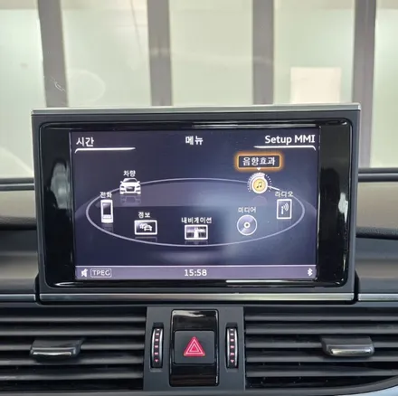 아우디 A6 C7 35TDI, 순정 카플레이/안드로이드 활성화, D컷 핸들/RS기어노브 교체로 업그레이드 / 양주, 구리, 의정부