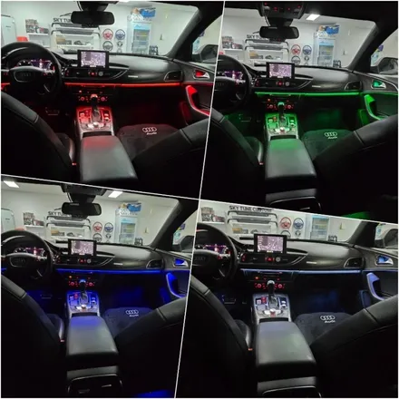 18년식 A6 35TDI, 순정보다 더 순정 같은 RGB 엠비언트로 실내분위기 업그레이드 하기 / 양주, 구리, 의정부