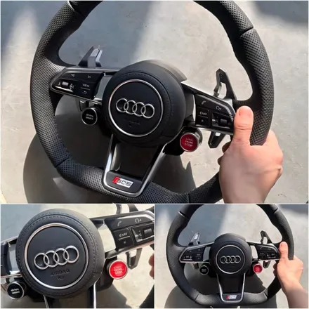 아우디 SQ5(8R), 신형 R8 핸들과 카플레이&안드로이드 모니터 설치로 차량 업그레이드 / 양주, 구리, 의정부