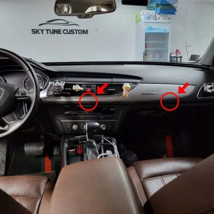 #16 12년식 Audi A6 순정형 RGB 엠비언트 라이트 / 양주, 구리, 의정부