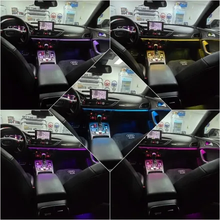 18년식 A6 35TDI, 순정보다 더 순정 같은 RGB 엠비언트로 실내분위기 업그레이드 하기 / 양주, 구리, 의정부