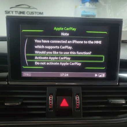 아우디 RS7 Carplay&Android Auto 순정으로 활성화 / 양주, 구리, 의정부