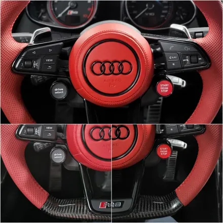 아우디 R8 V10 Coupe 시동 버튼&커스텀 신형 R8 핸들 활성화 / 양주 광적면