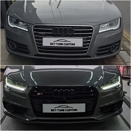 구형 아우디 A7 3.0TDI 엔트리 모델, 컨버전으로 완벽한 후기형 아우디 S7으로 재탄생했어요!!! / 양주, 구리, 의정부