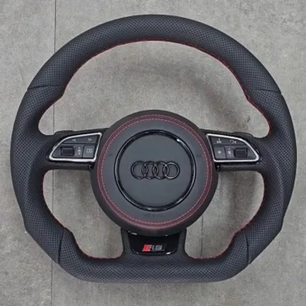 아우디 A6 C7 35TDI, 순정 카플레이/안드로이드 활성화, D컷 핸들/RS기어노브 교체로 업그레이드 / 양주, 구리, 의정부