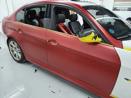 BMW320 전체랩핑으로 완전변신하기!/카본포인트랩핑/ / 고양시 덕양구 삼송동