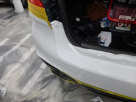 BMW530d 사고차량 뒷범퍼 랩핑시공/랩핑보험처리/고양/삼송/일산랩핑/ / 고양시 덕양구 삼송동
