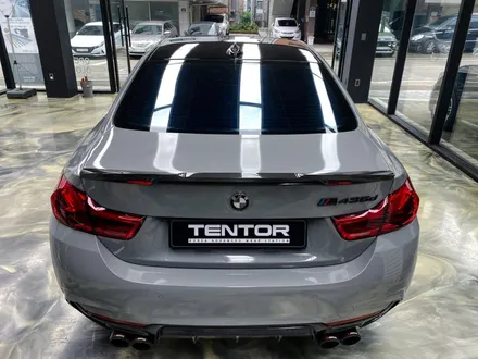 BMW 4시리즈 435d 블락포디 스카이블루 반사필름 썬팅, 일산 파주 썬팅 / 고양시 덕양구 삼송동