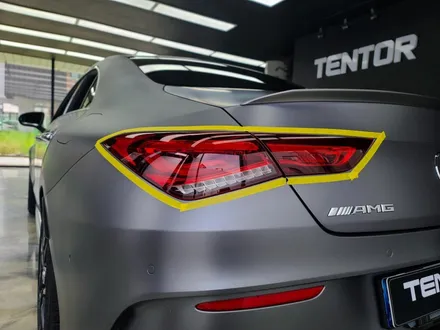 벤츠랩핑 CLA45 amg 크롬죽이기 그릴랩핑 라이트필름 고양시랩핑 / 고양시 덕양구 삼송동