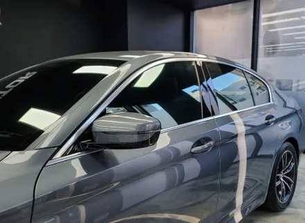 일산 BMW 5시리즈 크롬죽이기 랩핑 시공 했습니다. / 고양시 덕양구 삼송동