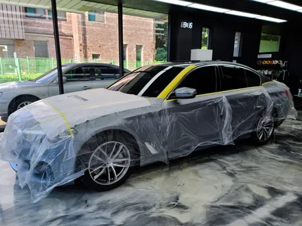 BMW 5시리즈 530i 블락포디 스카이블루 반사필름 덕양구 썬팅 / 고양시 덕양구 삼송동