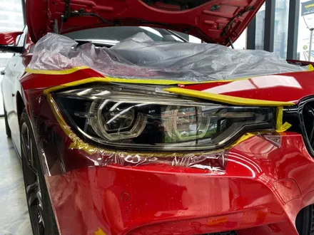 BMW 3시리즈 헤드라이트 라이트필름 시공기 / 고양시 덕양구 삼송동