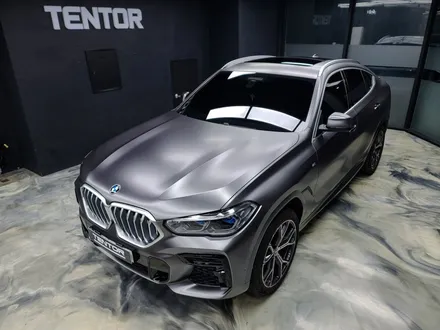 BMW X6 사틴다크그레이 전체랩핑 일산랩핑 / 고양시 덕양구 삼송동