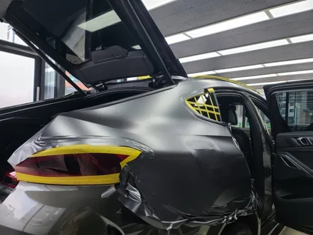 BMW X6 사틴다크그레이 전체랩핑 일산랩핑 / 고양시 덕양구 삼송동