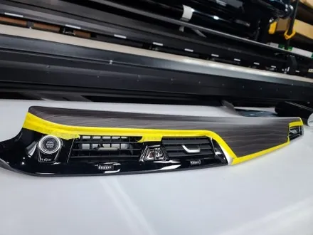 BMW 5시리즈 G30 실내 카본 랩핑, 일산랩핑 / 고양시 덕양구 삼송동