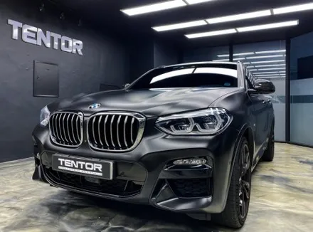 BMW X4 사틴블랙 전체 랩핑 시공기, 일산 파주 텐토르 / 고양시 덕양구 삼송동