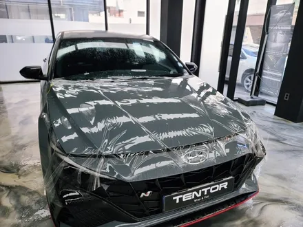 아반떼N 본넷ppf 루프스킨 랩핑 일산랩핑 고양 삼송 랩핑잘하는곳 텐토르고양 / 고양시 덕양구 삼송동