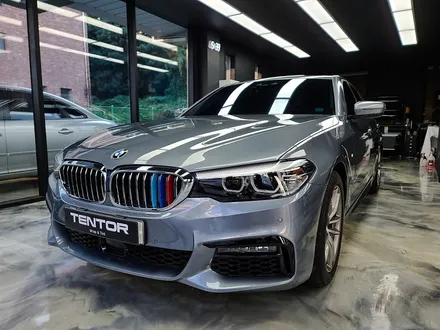 BMW 5시리즈 530i 블락포디 스카이블루 반사필름 덕양구 썬팅 / 고양시 덕양구 삼송동