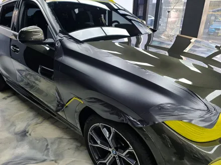 BMW X6 사틴다크그레이 전체랩핑 일산랩핑 / 고양시 덕양구 삼송동