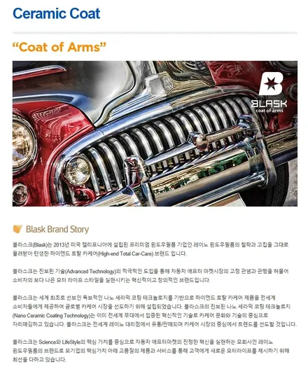 레이노코리아 신차출고 필수인 차량 코팅제 \