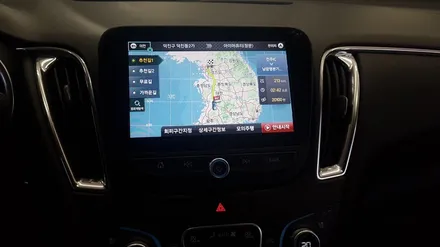올뉴말리부 네비게이션 아이머큐리 CSS3+ 양방향 미리링 내비게이션매립 / 전주 덕진동