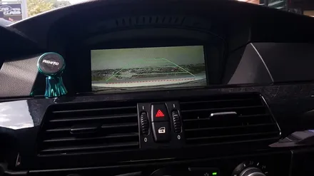 BMW 520i 아이머큐리 셋탑내비게이션  CSS3와 후방카메라 매립-카클래스- / 전주 덕진동