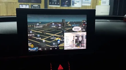 아우디a7 수입차와 완벽하게 호환 가능한 아이머큐리css3매립-일여섯전주카클래스- / 전주 덕진동