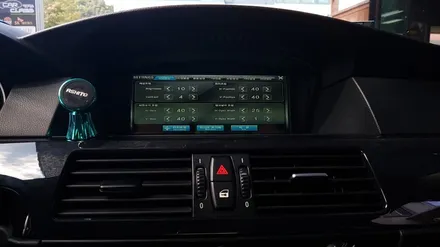 BMW 520i 아이머큐리 셋탑내비게이션  CSS3와 후방카메라 매립-카클래스- / 전주 덕진동