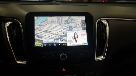올뉴말리부 네비게이션 아이머큐리 CSS3+ 양방향 미리링 내비게이션매립 / 전주 덕진동