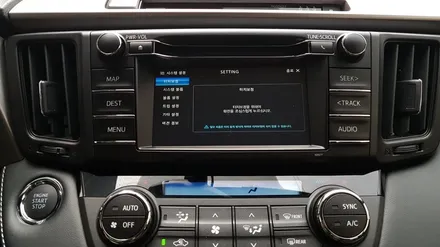 전주수입차네비게이션 토요타 RAV4 아틀란 3D맵 빠른길안내를 자랑하는 CSS3 Light A로 업그레이드! / 전주 덕진동