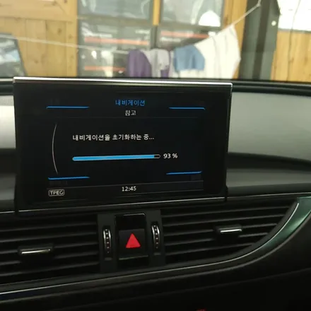 전주 아우디A6 12.3인치모니터교체와 내비게이션매립 / 전주, 완주, 익산, 김제, 장동, 진안, 광주