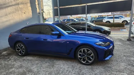 전주썬팅 BMW i4  블락포디 스카이블루 재시공 / 전주 덕진동