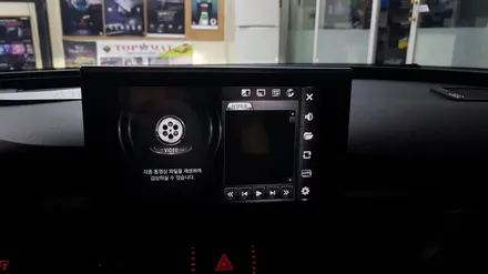 아우디A6 전주수입차네비게이션 아이머큐리 CSS3내비게이션매립 / 전주 덕진동